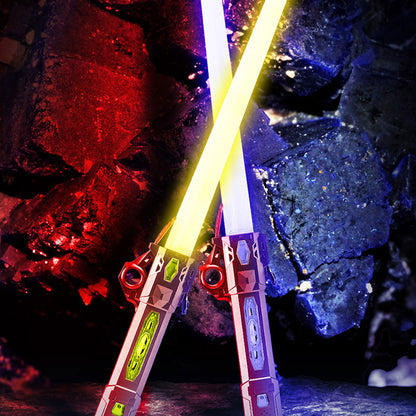 RGB Laser Sword Retractable Flash Lightsaber Toy 4
