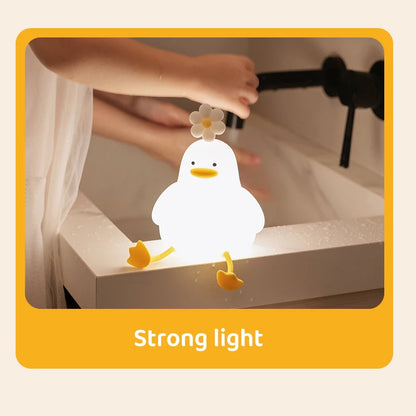 Cute Duck LED Squishy Night Light 4