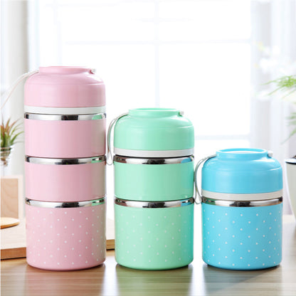 Leak-Proof Stainless Steel Thermal Lunch Boxs 4