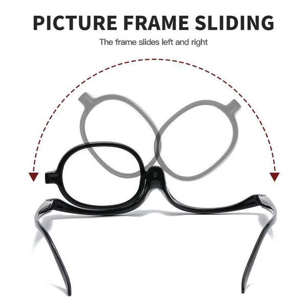 Rotatable Makeup Reading Glasses 4