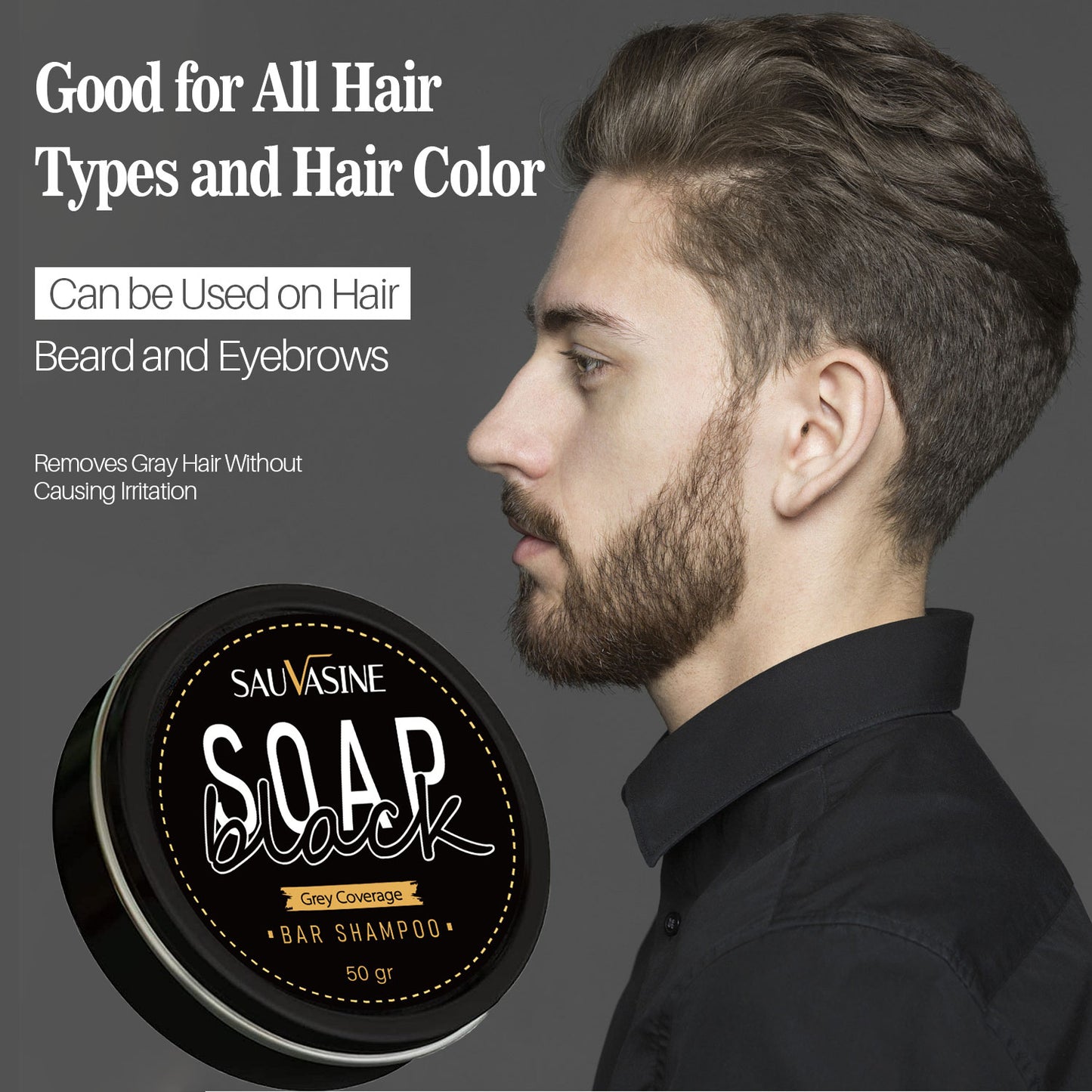 Natural Grey Hair Removal Soap 4