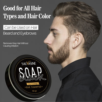 Natural Grey Hair Removal Soap 4