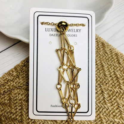 Crystal Stone Holder Necklace 4