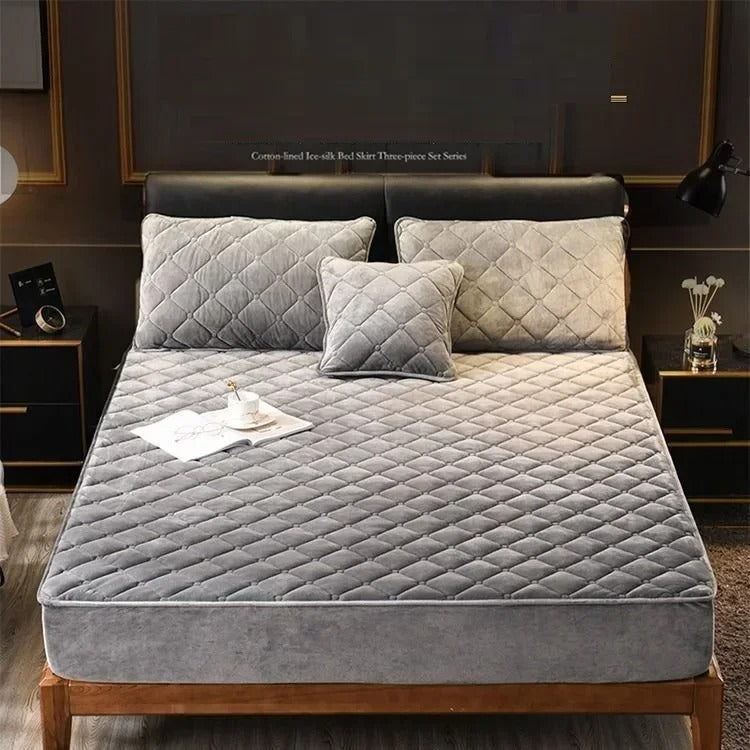 New Premium Quilted Waterproof Mattress Protector 4