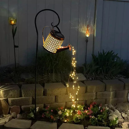 Glowing Watering Can Made with Fairy Lights 4