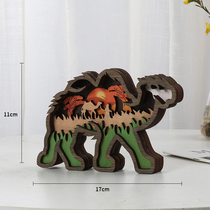 Wooden Animal Ornaments 5