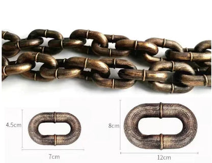 Big Fake Simulated Traction Chain Dog Leach 5
