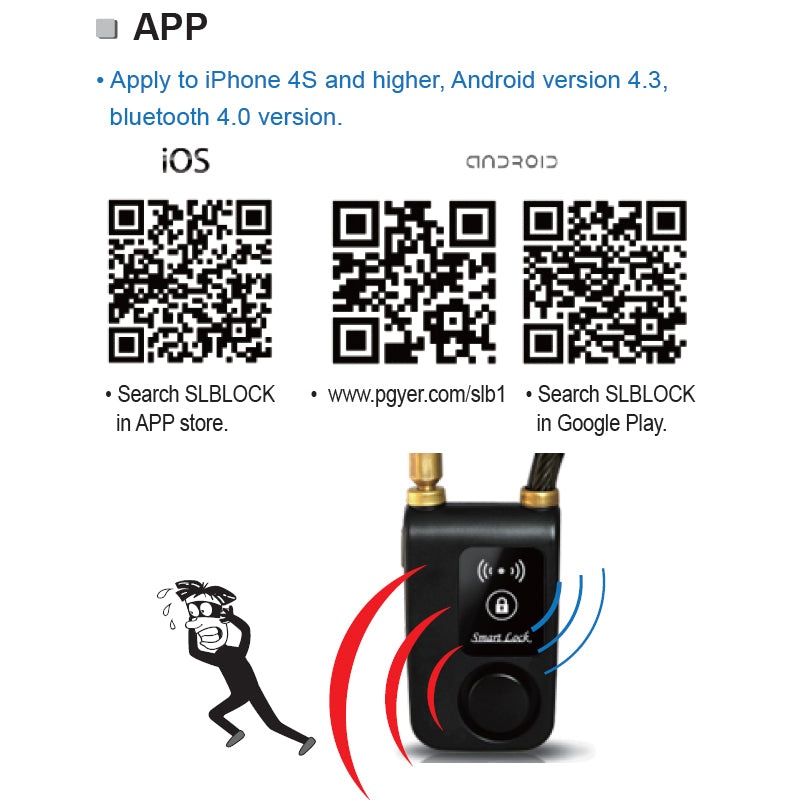 Bluetooth Smart Lock 5
