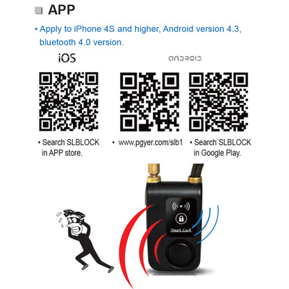 Bluetooth Smart Lock 5