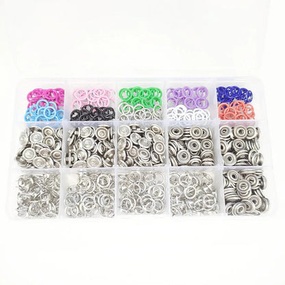 Snap Button Kit with Pliers – Complete Hand Press Set for Sewing, DIY Crafts, Clothes & Hats 5