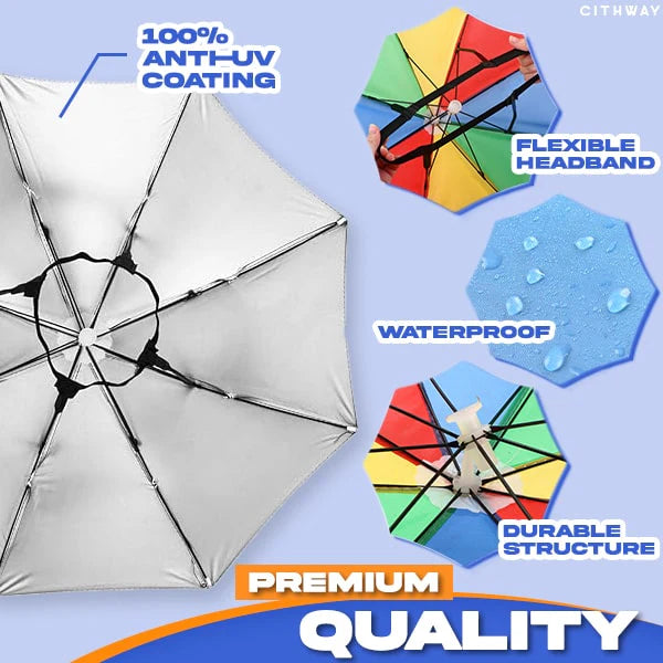 Outdoor Sun Protection Umbrella Hat 5