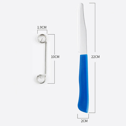 Adjustable Spring-Loaded 3-In-1 Paring Knife 5