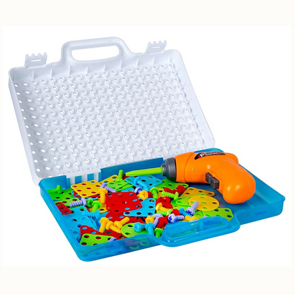 Toy Electric Drill Screws Puzzle Assembled 5