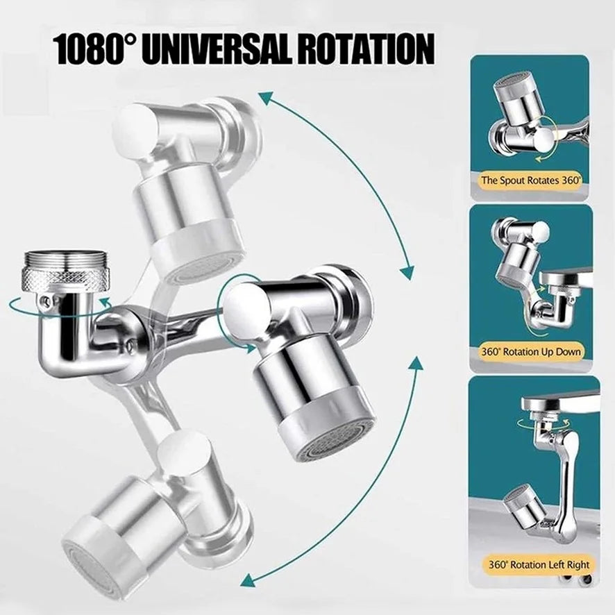Universal 180° Rotatable Extension Faucet 5