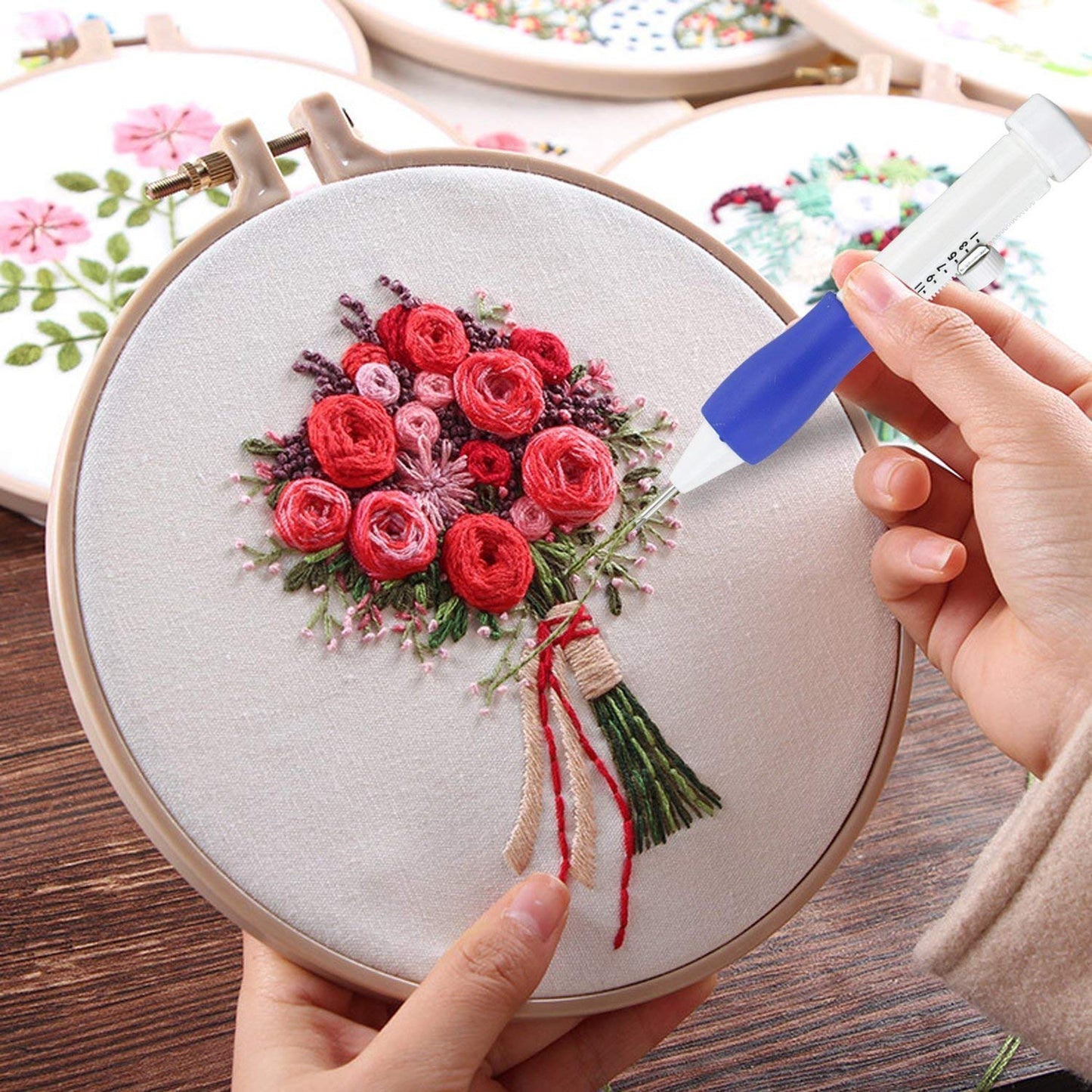 RAINBOW COLOR EMBROIDERY THREADING TOOL 4
