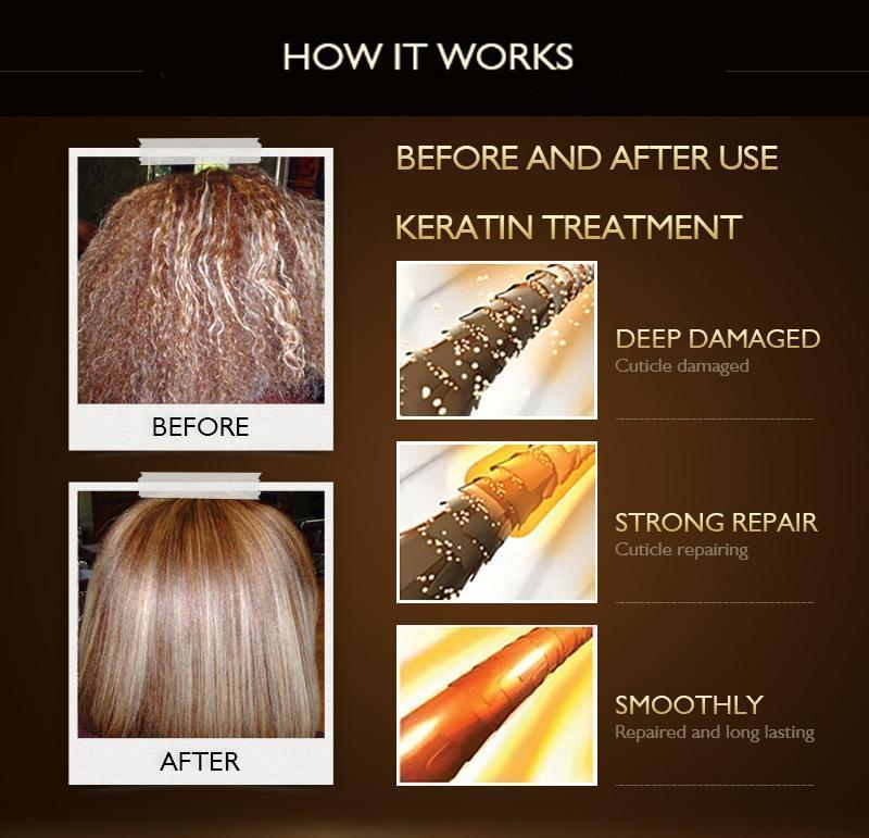 Keratin Moisturizing Treatment for Hair Care 5