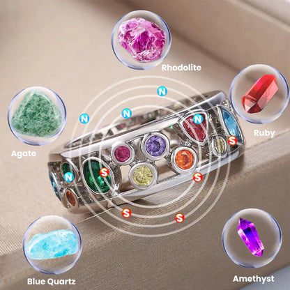 HeathCryt Crystal-Quartz IONIX Ring 5