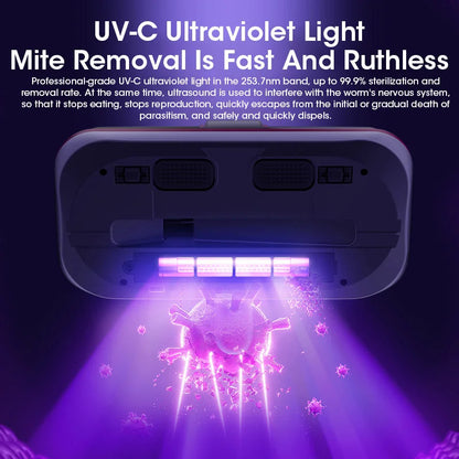 Handheld Strong Suction Rechargeable UV Vacuum Cleaner 5