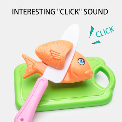 Cutting Play Food Toy for Kids Kitchen 5