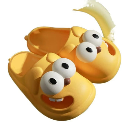 Funny Big Eyes Tongue Kiss Slippers 5