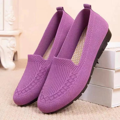 Women's Knit Slip-On Loafers 5