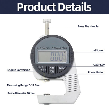 Digital Display Thickness Gauge 5