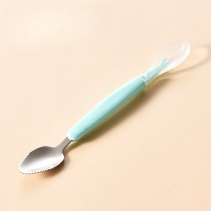 Double Head Baby Silicone Food Spoon 5