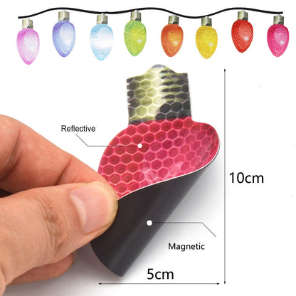 Reflective Light Bulb Magnet Decorations 5