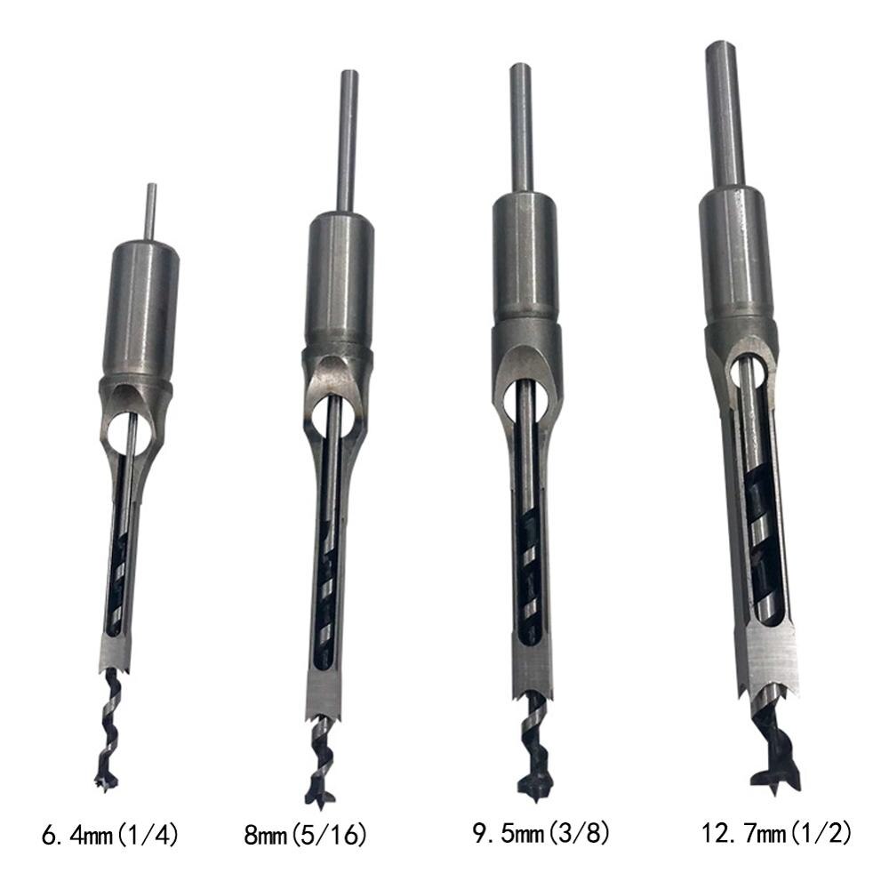 Hollow Chisel Mortise Drill Tool -  SET OF 4 PCS 5