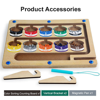 Magnetic Color and Number Maze 5