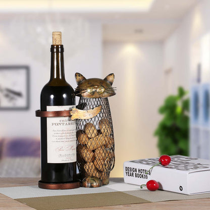 Cat Wine Stand 5