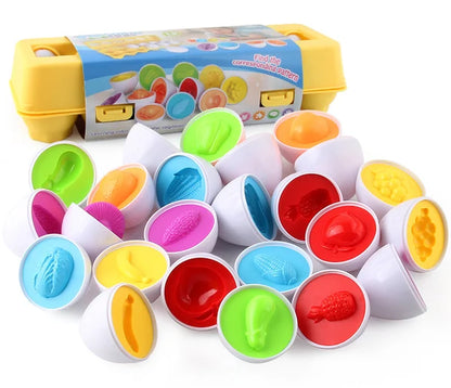 Baby Learning Color & Shapes Matching Egg Toy 5