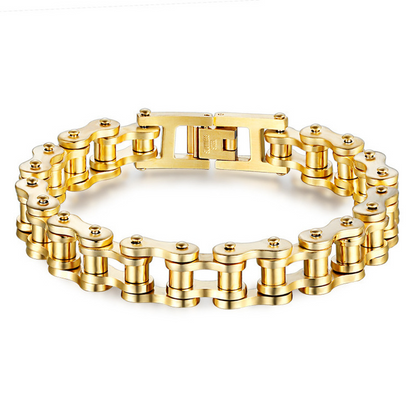 Cool Stainless Steel Men's Biker Chain Bracelet 5