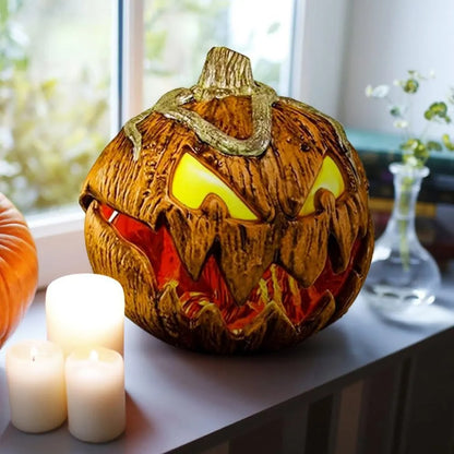 ? Halloween Scary Pumpkin With Lights 5