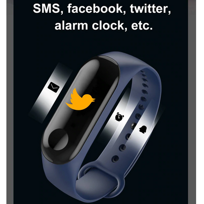 SMART FITNESS WATCH BLUETOOTH BRACELET WRISTBAND 4
