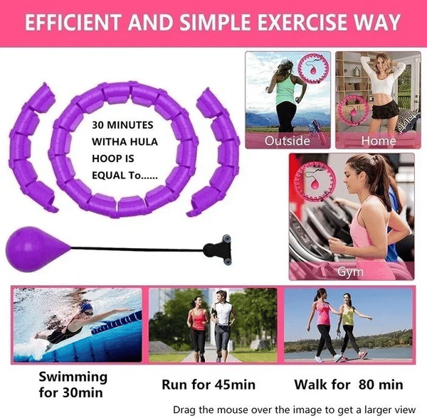 Smart Hula Hoop Home Weight- Loss Training Fast fat burning! 3