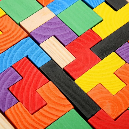 Tetris Wooden Puzzle Toy 5