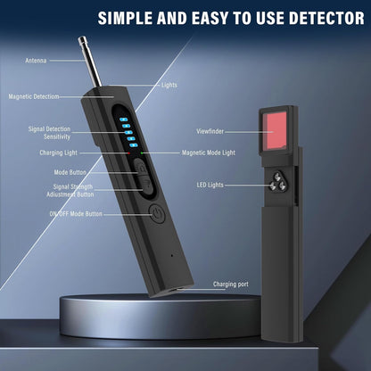 High Sensitivity Anti Spy RF Signal Scanner Hidden Camera Detector 5