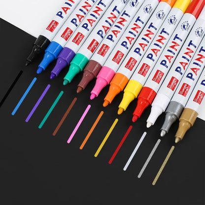 Permanent Waterproof Tire Paint Marker Pen 5