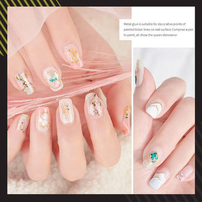 Mirror Metallic Nail Gel-3pcs 5