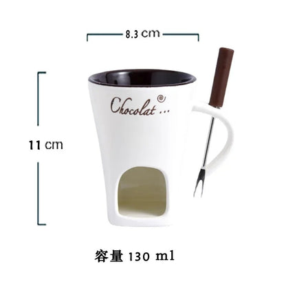 Ceramic Chocolate Fondue Mug 5