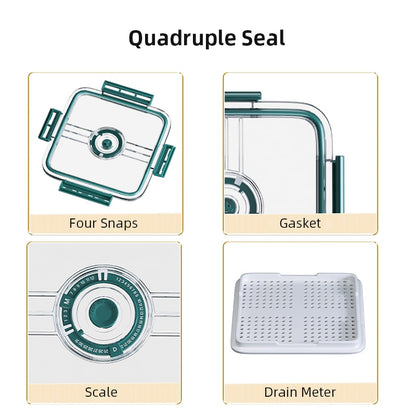Seal Timer Food Container-3PCS 2