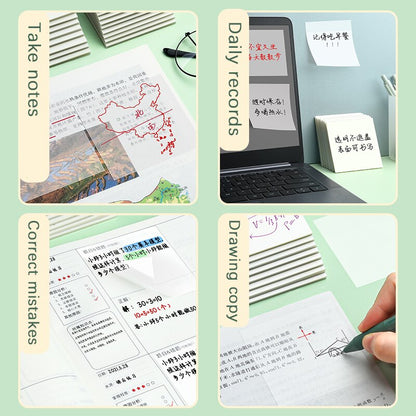 Magic Translucent Sticky Notes-3PACKS 5