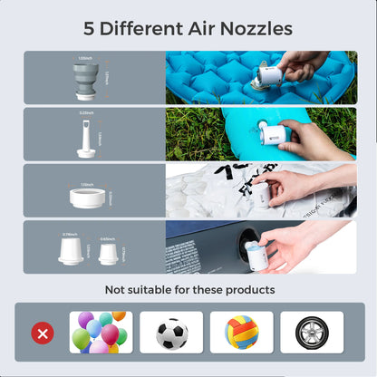 Ultra-Mini USB Air Pump – Fast Inflate & Deflate, USB Rechargeable 5