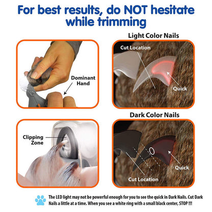 Professional Illuminated  Pet Nail Clipper 5