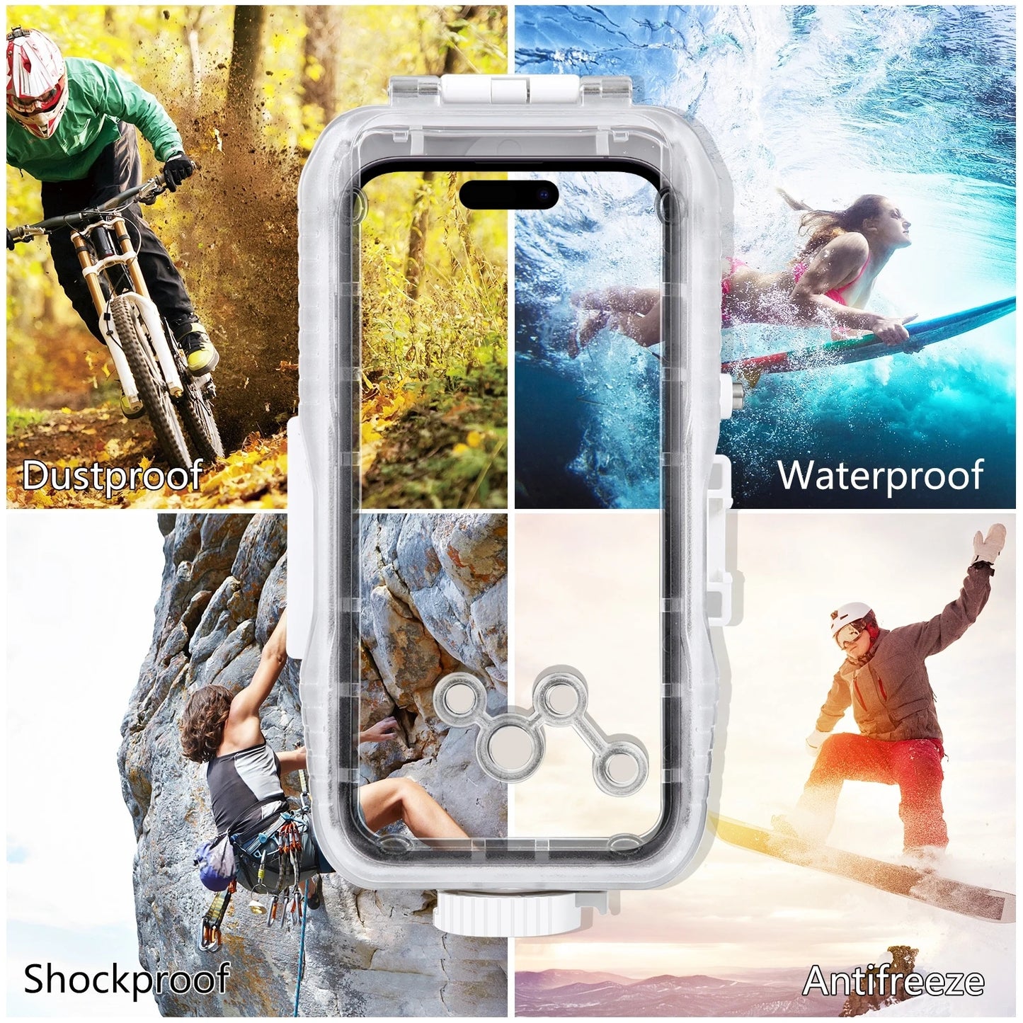 40 meters Sealed Waterproof iPhone Case 5