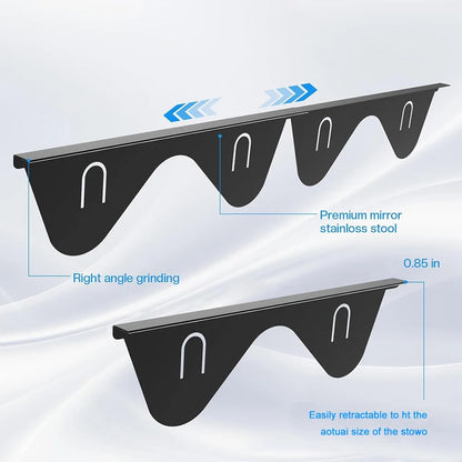 Retractable Stainless Steel Stove Gap Covers 5