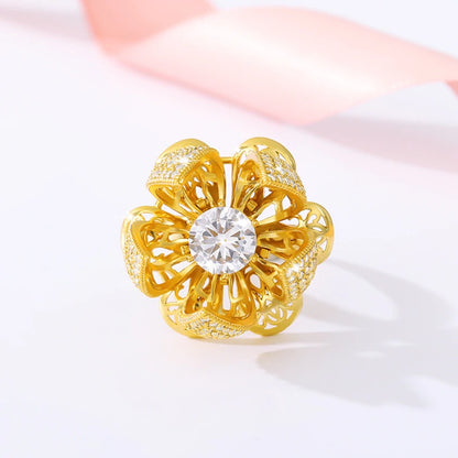 FLOCAW ADJUSTABLE FLOWER BLOOMING RING 5