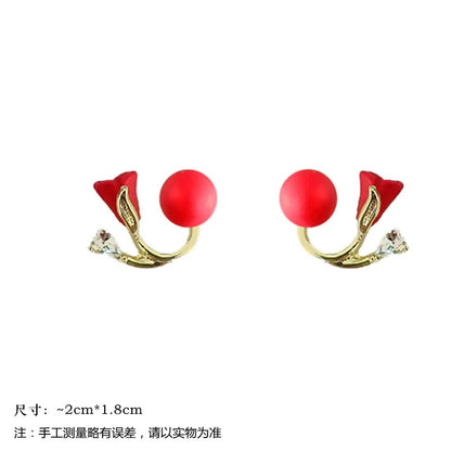 Tulip Flower Versatile Earrings 5