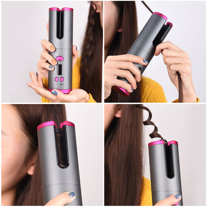 Portable USB Cordless Automatic Hair Curler 5